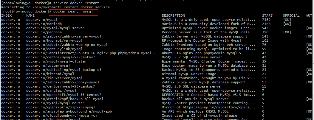 解决：Error response from daemon: Get https://index.docker.io/v1/search?q=openjdkn=25: dial tcp: looku