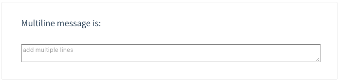 multiline-message