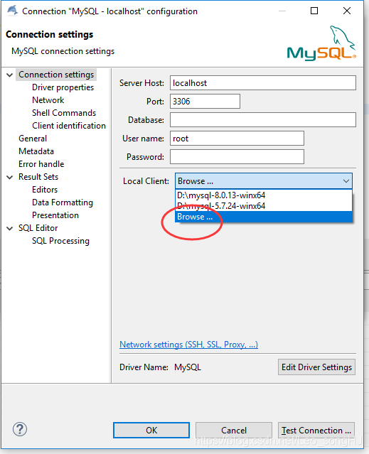 Dbeaver mysql client home