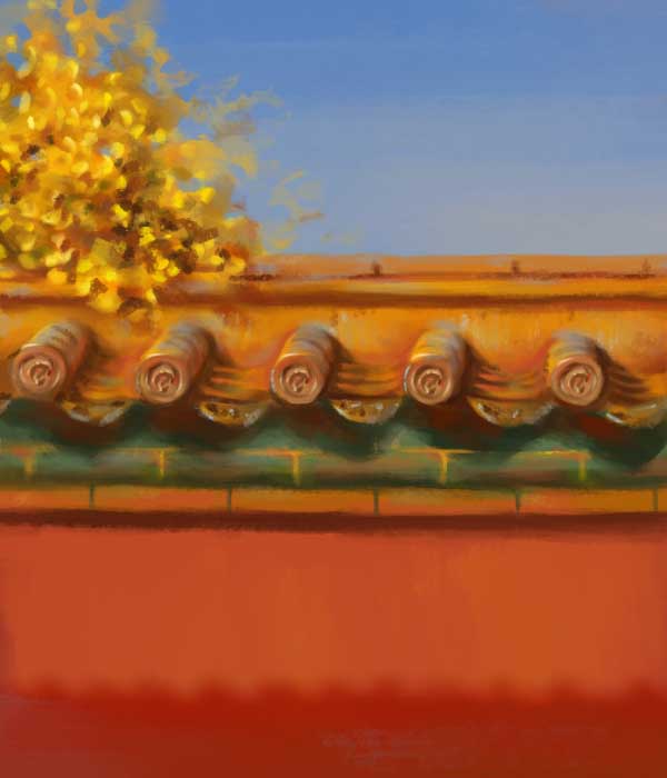 有参考网上故宫图片