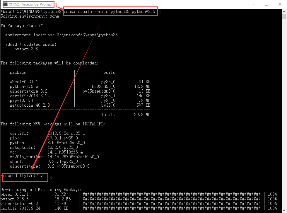 conda python version changes after deactivating