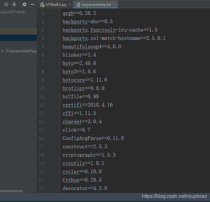 How Pycharm adds requirements.txt to a Python program - Programmer Sought