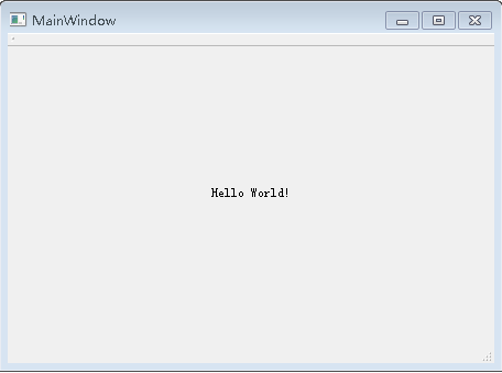 居中显示Hello World!
