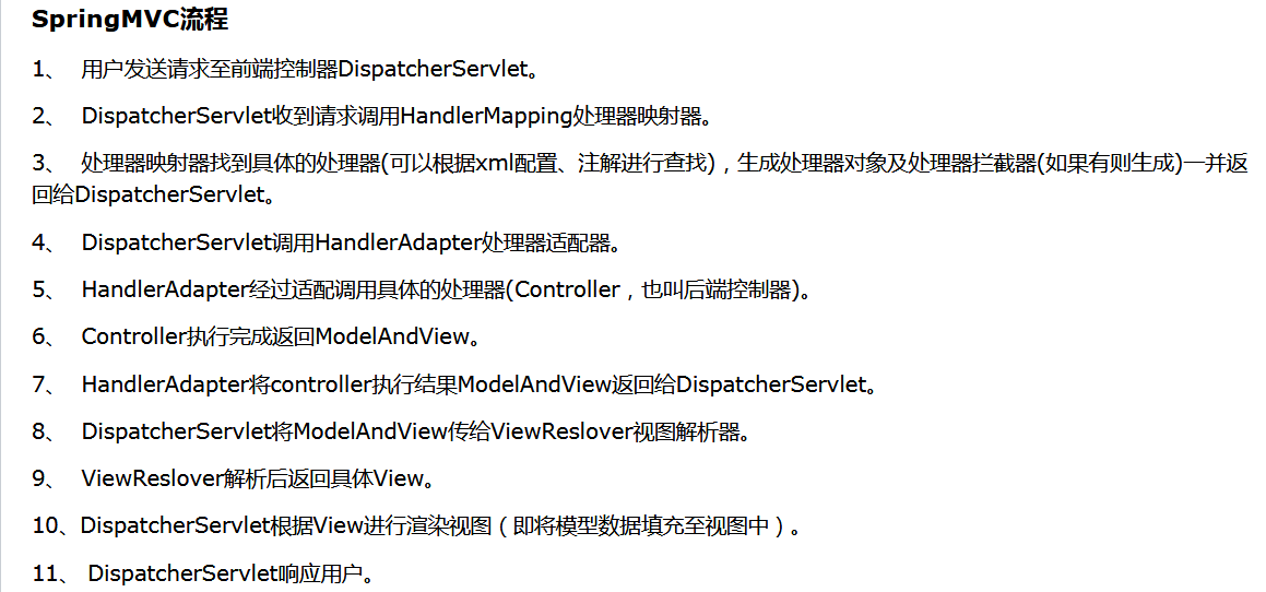 springmvc表现层web层框架