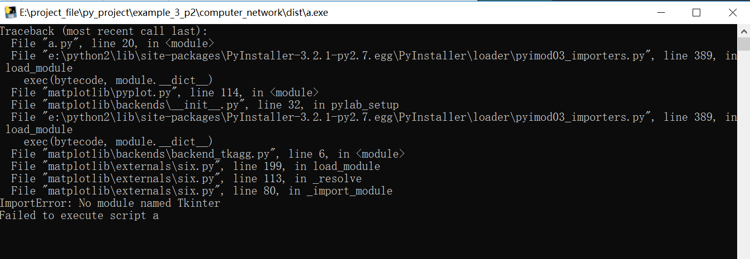 no module named pyinstaller