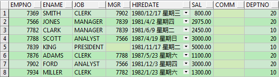 Union联合运算后结果