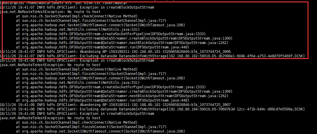 HDFS-java.io.IOException: Unable to create new block.-CSDN博客