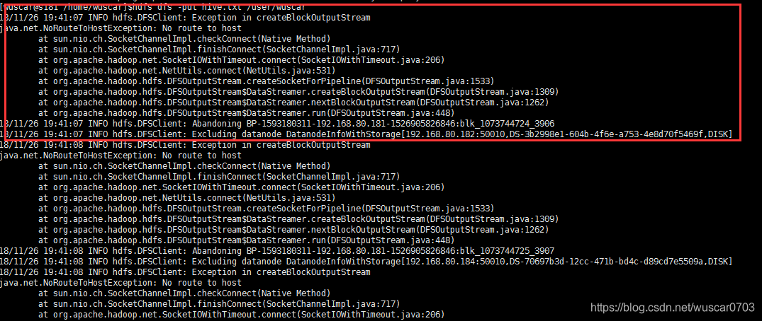 HDFS-java.io.IOException: Unable to create new block.-CSDN博客