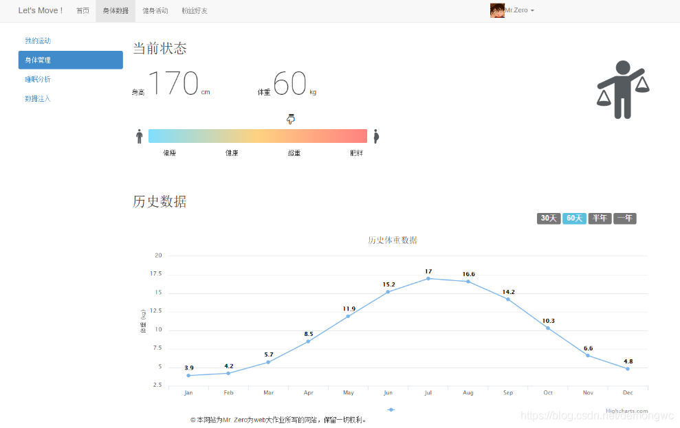 用php写了一个运动社交网站作为课设