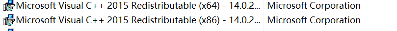 Microsoft visual C++2015