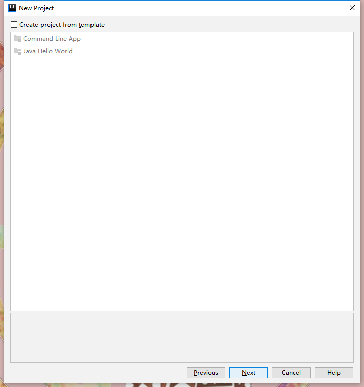 是否从模板创建项目