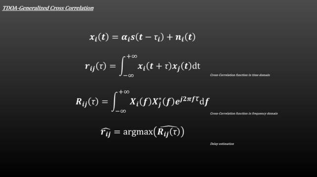 Generalized cross correlation
