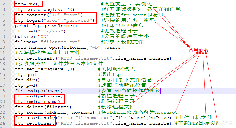 FTP常用函数