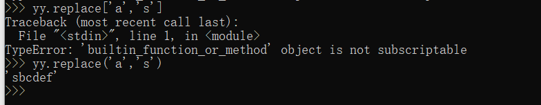 python错误提示：TypeError: ‘builtin_function_or_method‘ object is not subscriptable