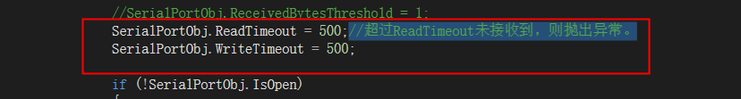 （二）C# SerialPort串口ReadTimeout 超时异常。“System.TimeoutException”类型的未经处理异常在 ...