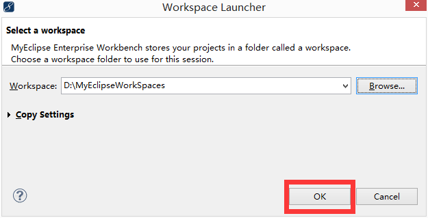 MyEclipse设置工作空间路径