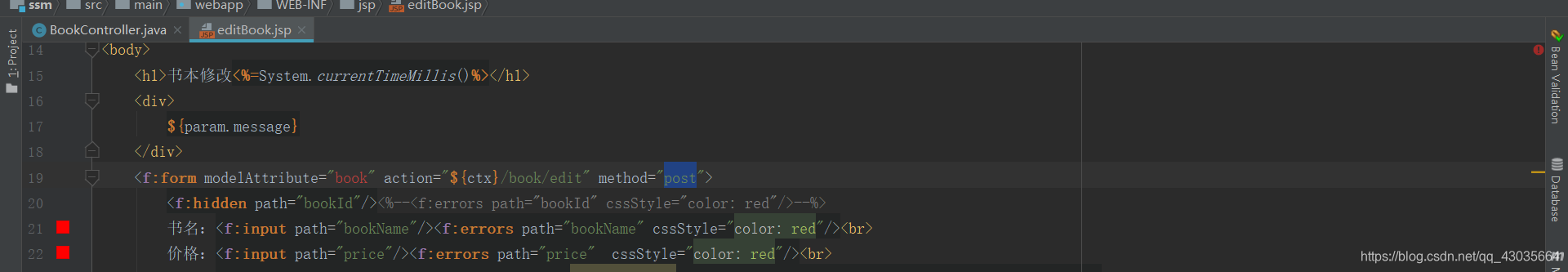 SpringMVC提示: " HTTP Status 405 – Method Not Allowed " Request method ...
