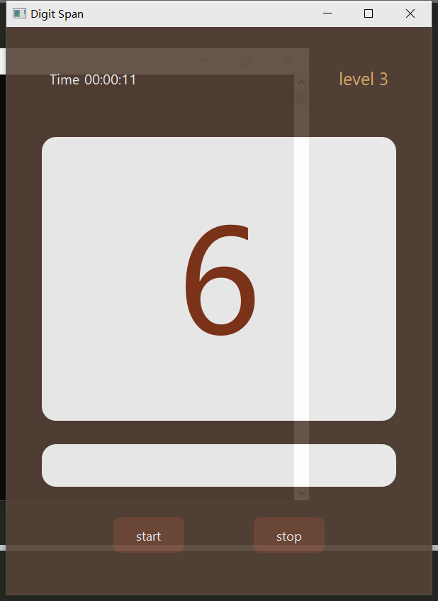 PyQt5实现数字广度测验（digit span）CSDN博客