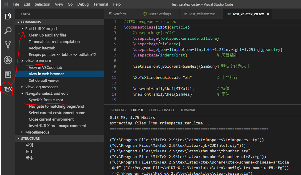 论文写作的又一利器：VSCode + Latex Workshop + MikTex + Git