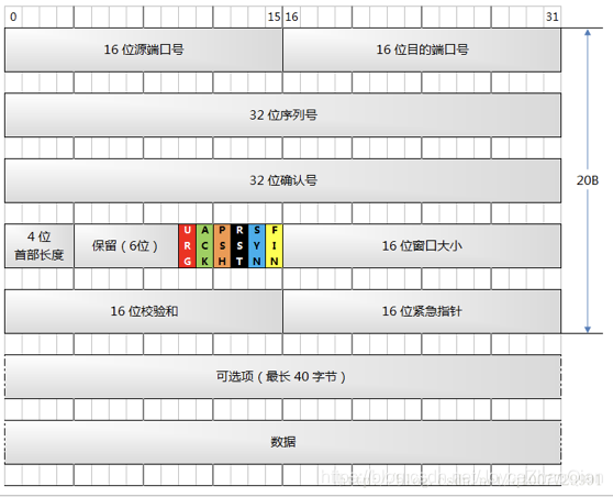 TCP协议的数据格式