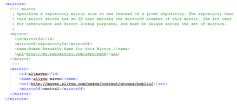 添加阿里云镜像