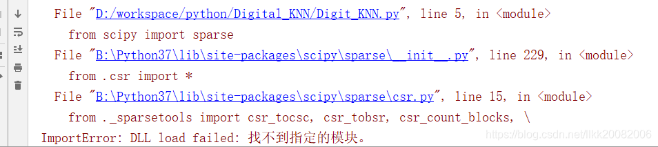 python sklearn报错解决 ImportError: DLL load failed: 找不到指定的模块_sklearn ...
