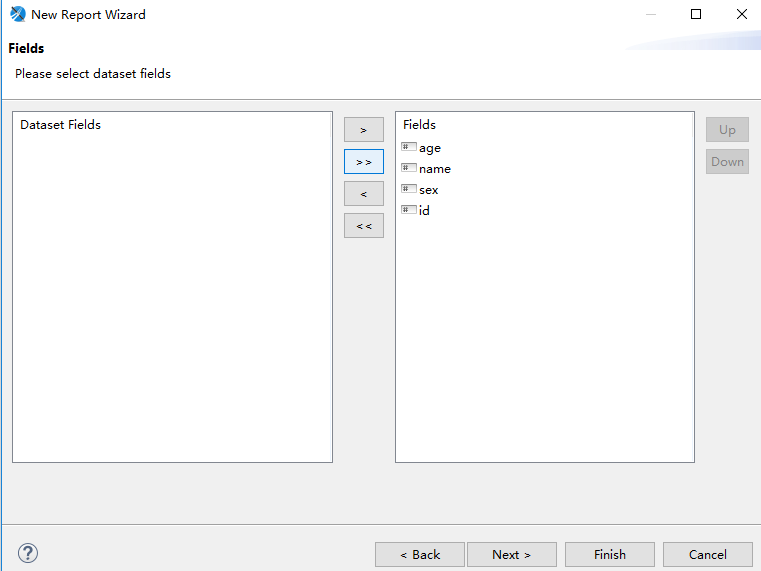 jasperreport生成简单的报表