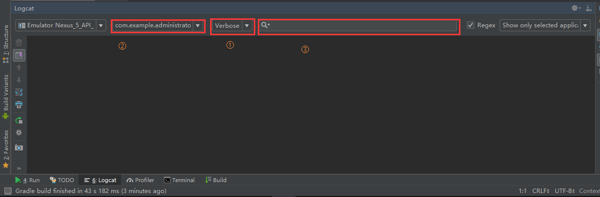 android studio logcat monitor whole device