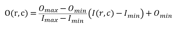 直方图正规化公式