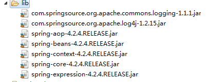 Spring的IOC注解开发的jar包