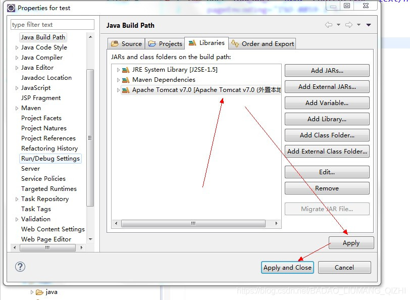 Eclipse中新建jsp提示The superclass "javax.servlet.http.HttpServlet" was not ...