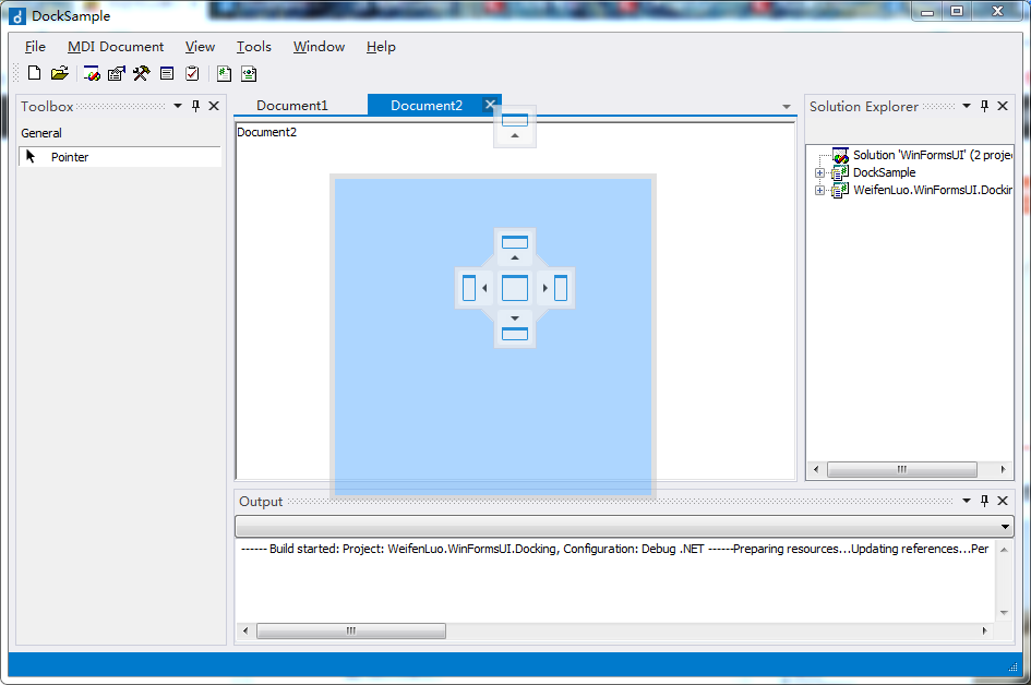 开源组件DockPanelSuite(WeifenLuo.WinFormsUI.Docking)使用心得一:入门-CSDN博客
