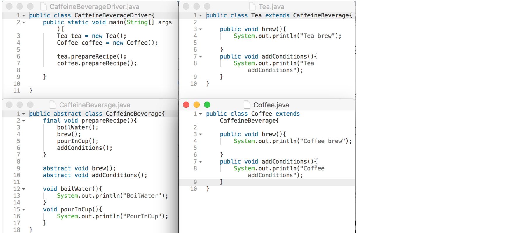 Head First Design Mode (10) - Template Method Mode - Programmer Sought