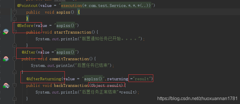 Notification Using Spring Spring-AOP Notification AROUND Note Realization Surround Notice ...