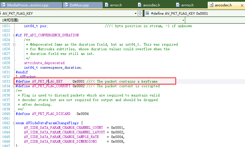 判断av_read_frame读取出AVPacket是否为关键帧和文件尾方法_avpacket没有关键帧CSDN博客