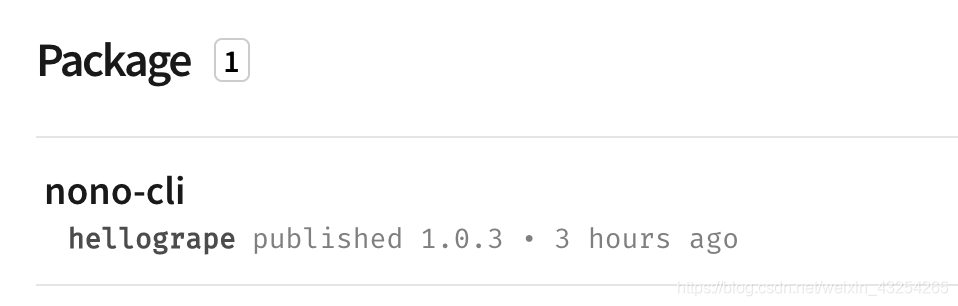 npm.io nono-cli