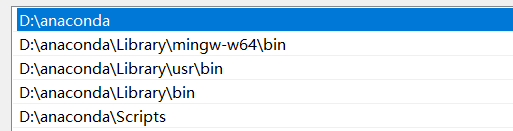 anaconda 环境变量