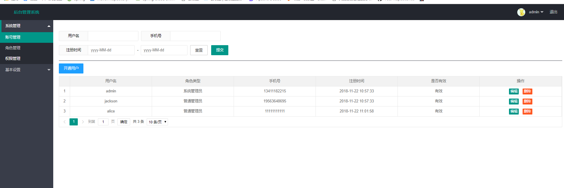 SpringBoot+Layui后台管理系统_springboot layui 博客系统-CSDN博客