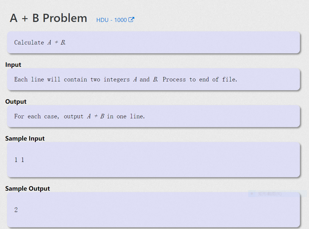 A+B Problem——HDU-1000_a + B Problem Hdu-CSDN博客