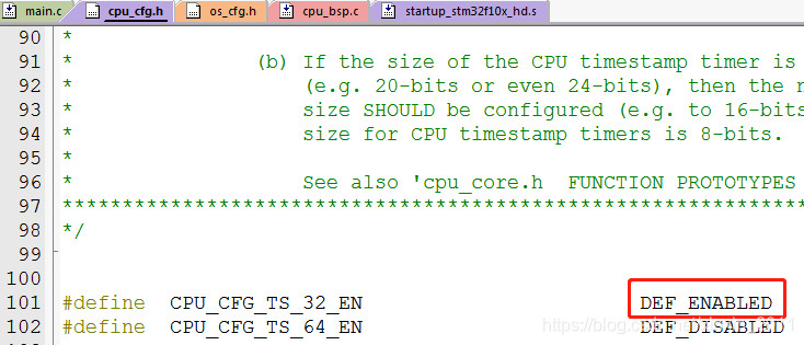 关闭CPU_CFG_TS_32_EN