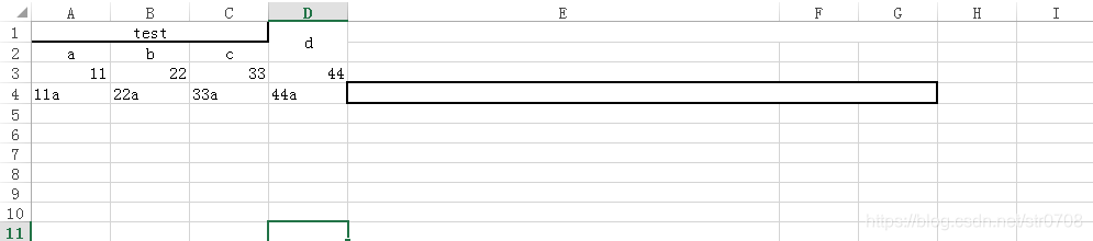 poi 读取excel合并单元格两种方式