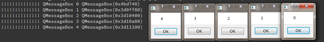 各个QMessageBox的地址和编号