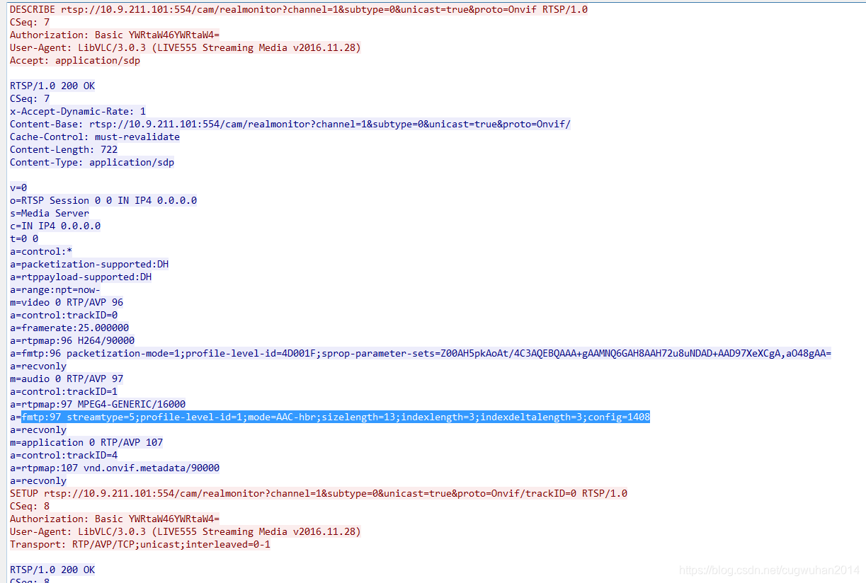 RTSP抓包