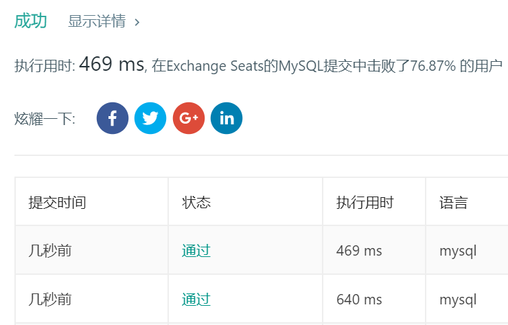 【领扣leetcode数据库】626. 换座位 难度 中等