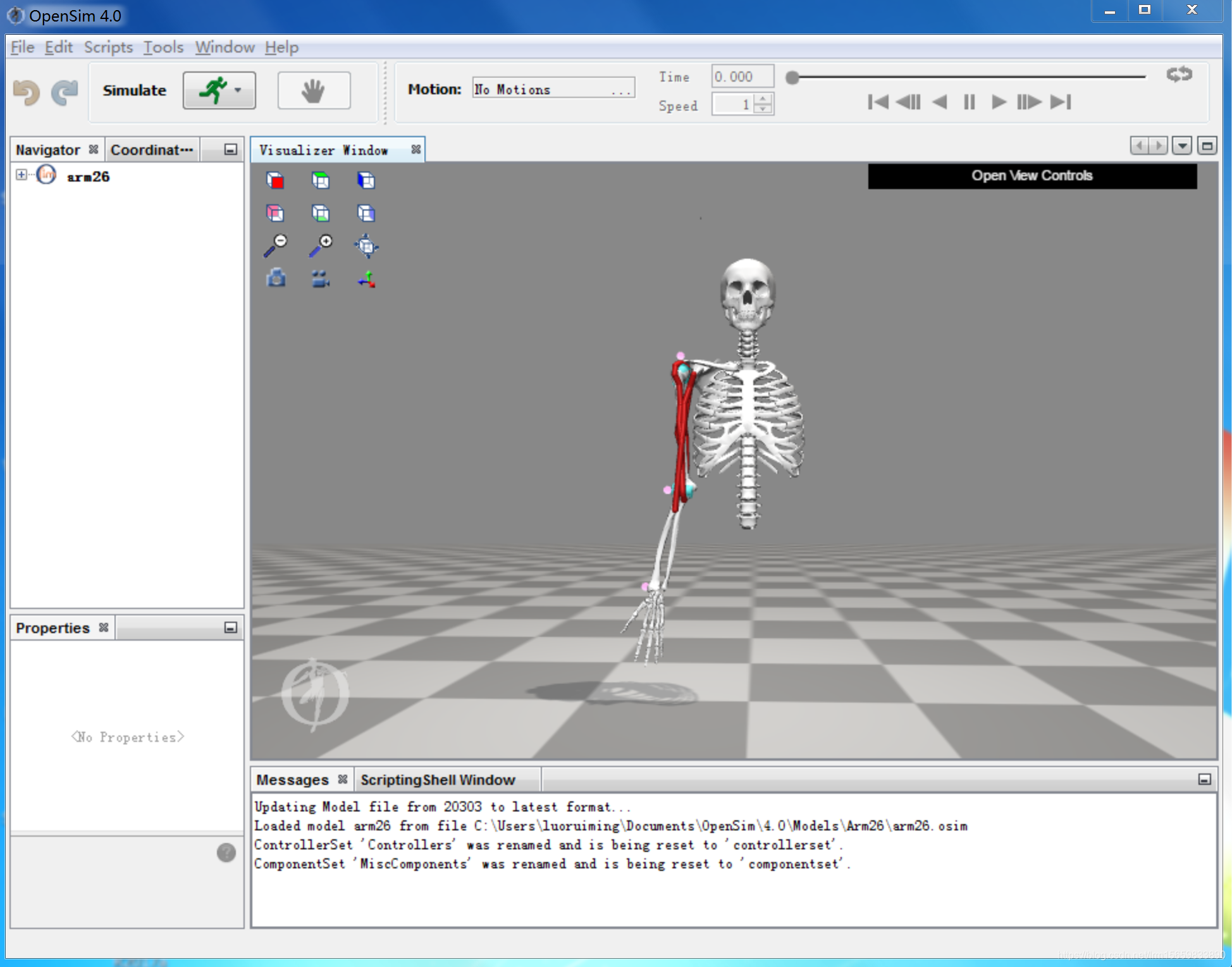 OpenSim教程四——在人体肌骨模型中添加三维模型_opensim加手臂-CSDN博客