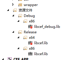 libcef.lib to resource