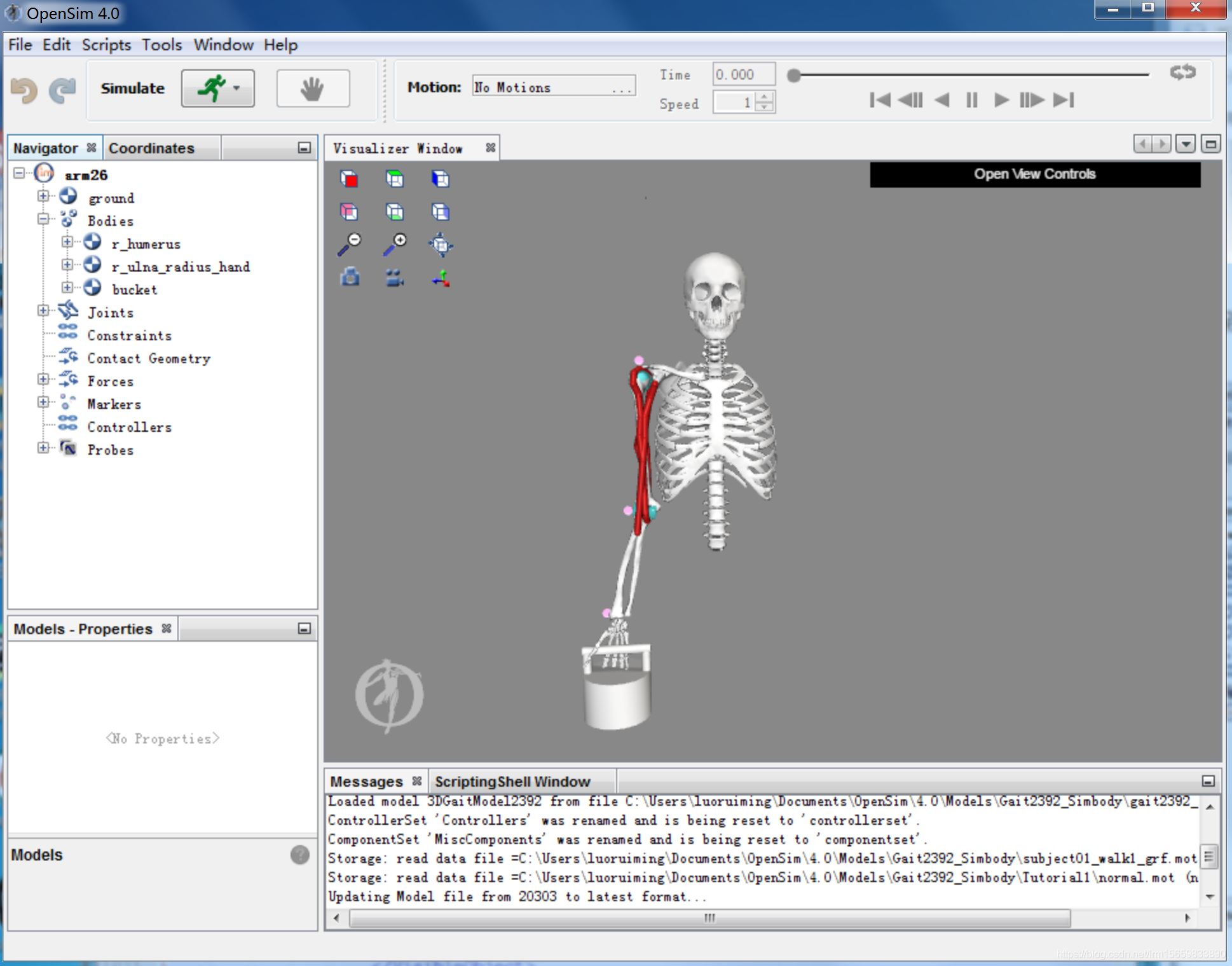 OpenSim教程四——在人体肌骨模型中添加三维模型_opensim加手臂-CSDN博客