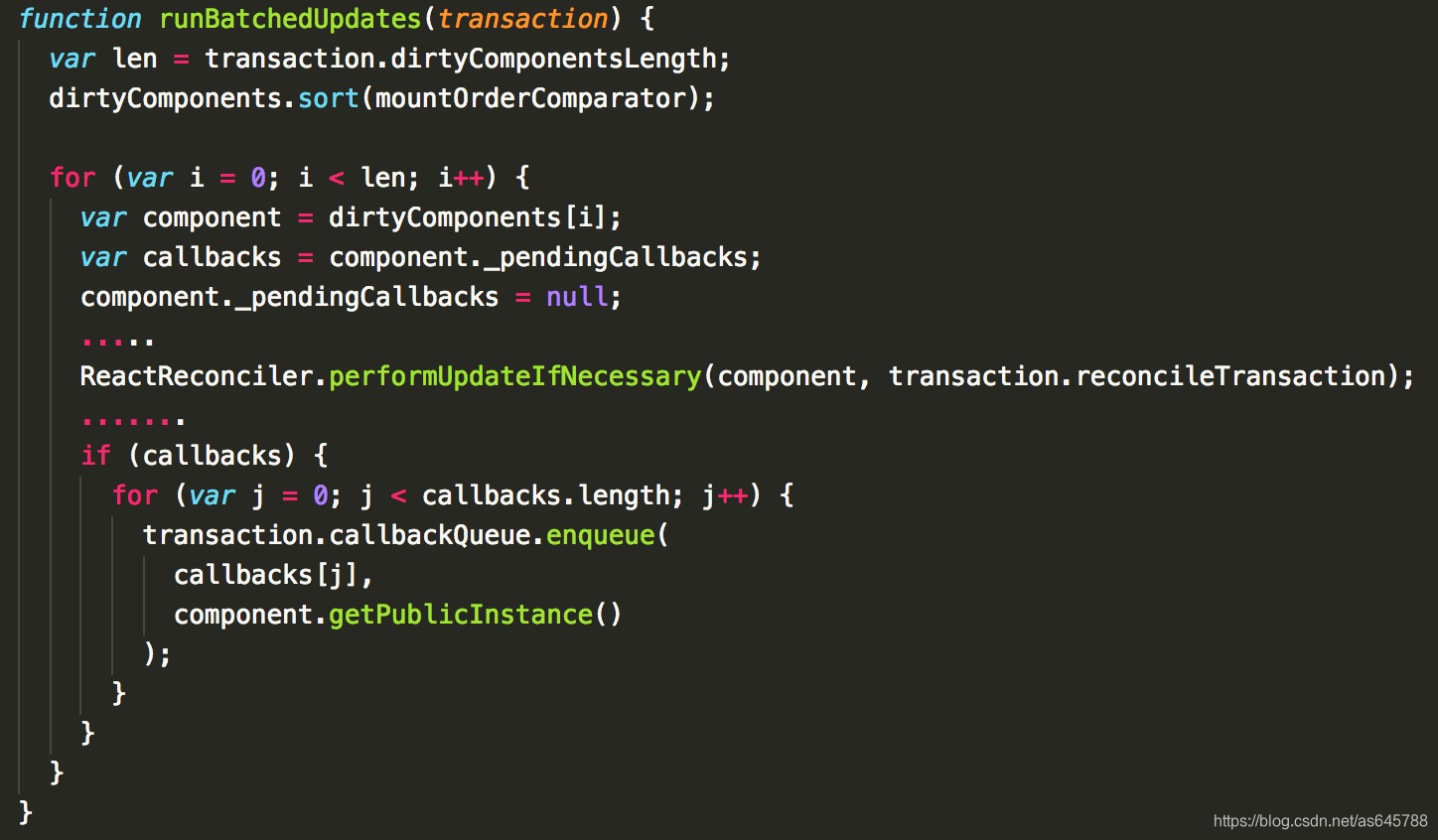 runBatchedUpdates runBatchedUpdates