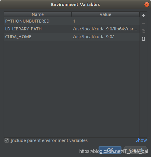 解决pycharm提示ImportError: libcublas.so.9.0: cannot open shared object ...