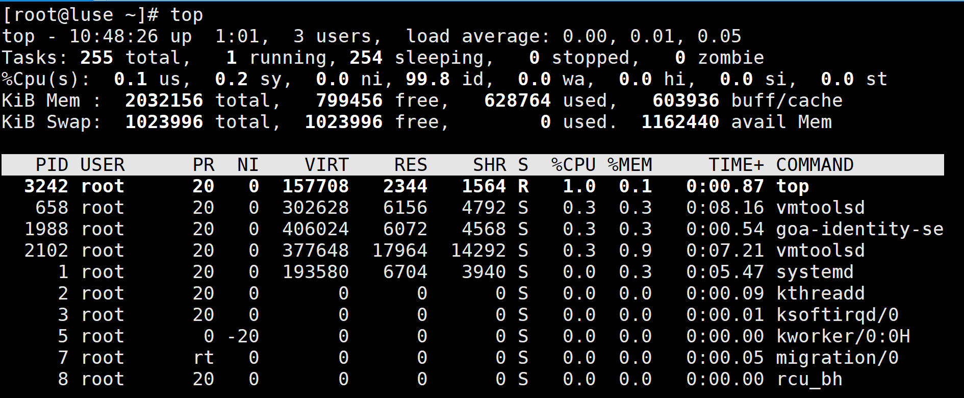 14.RHEL7进程管理命令ps和top的使用方法